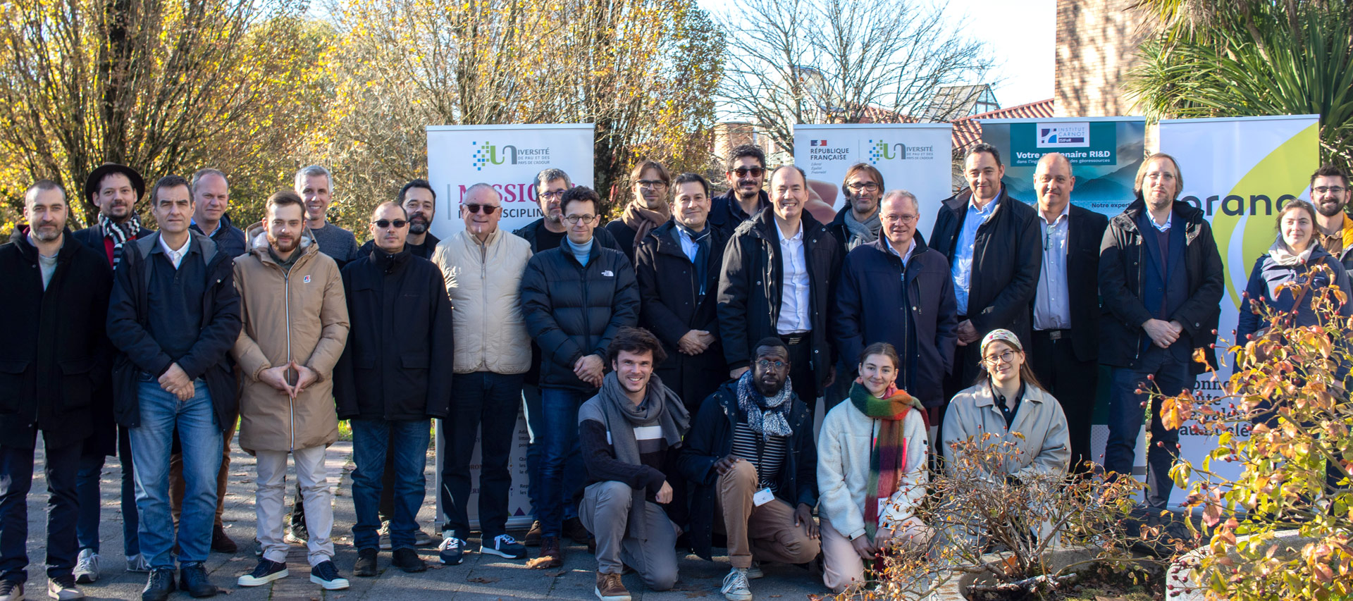 Photo de groupe lancement chaire.