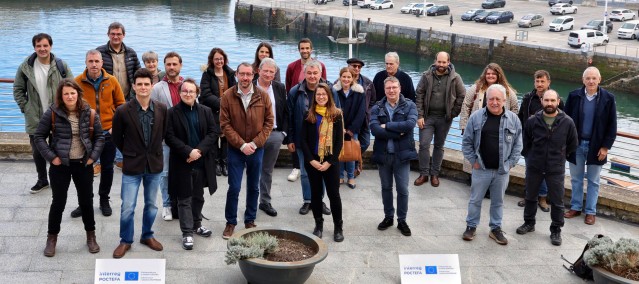 Les partenaires du projet lors du lancement &agrave; Getaria le 10 mars 2026.